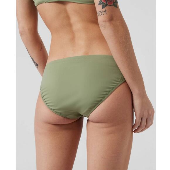 NWT Athleta clean medium bikini swim bottom - LARGE - eucalyptus olive - LARGE - Picture 2 of 4